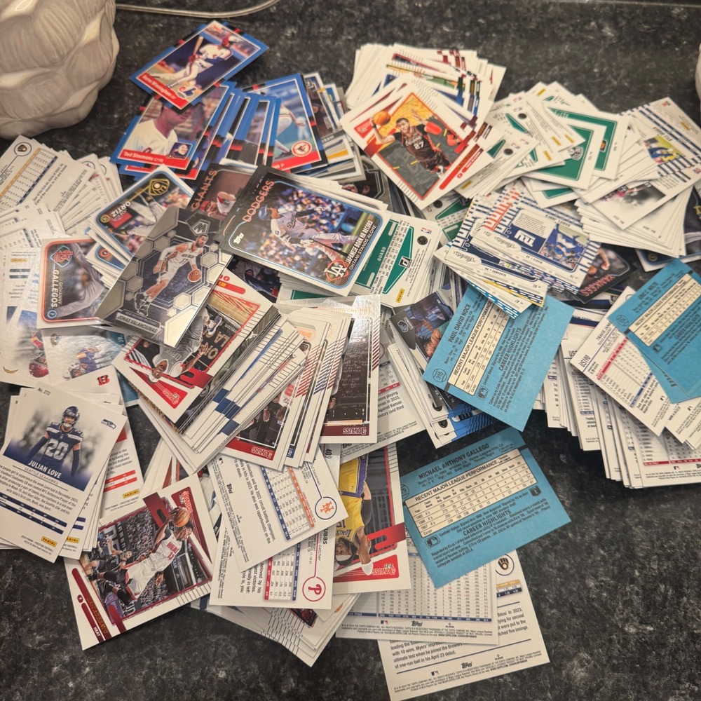 Vintage to New Sports Football Baseball Basketball Cards Collection Huge Lot
